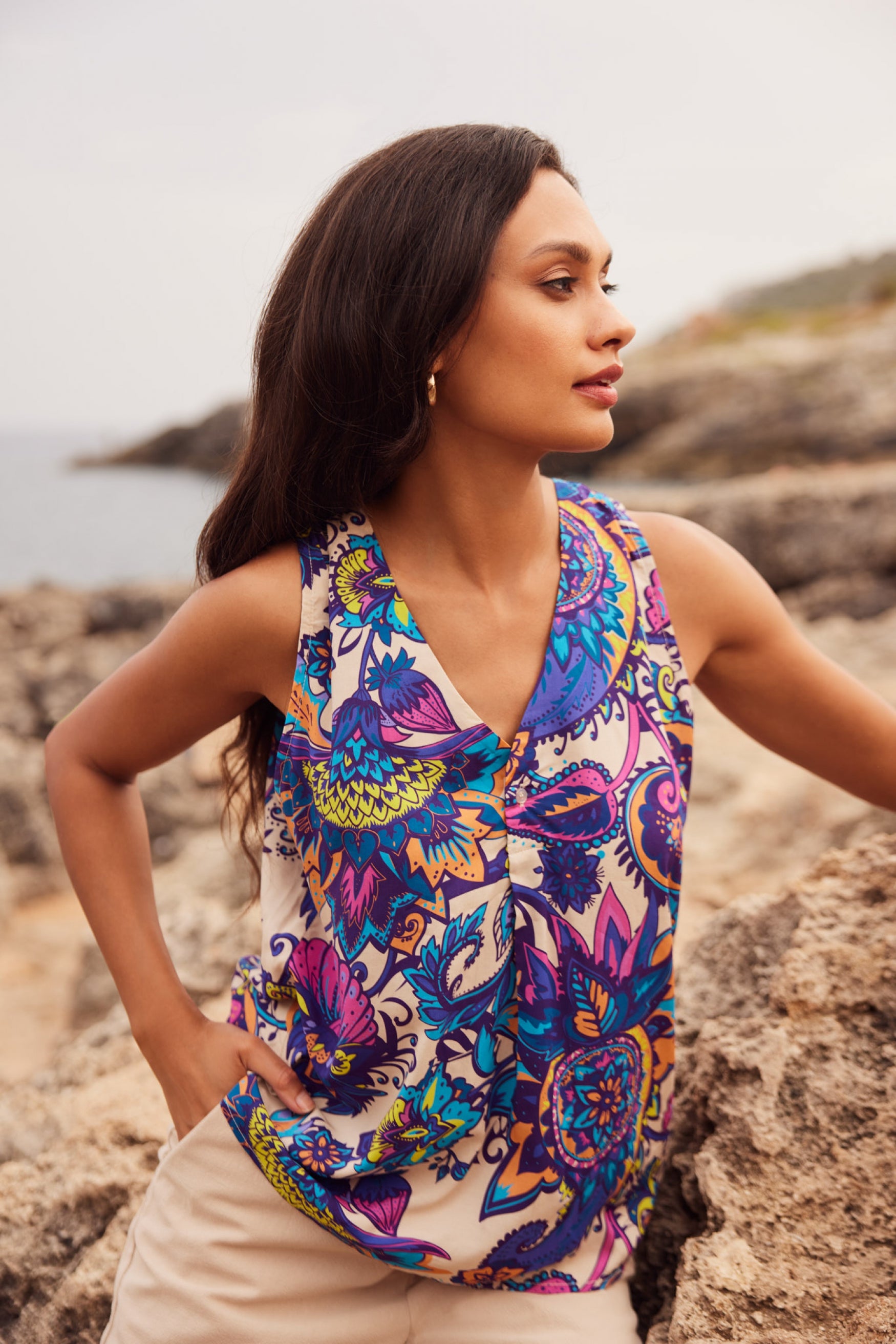 Dominica-Gipfel | Sand/Farbmischung