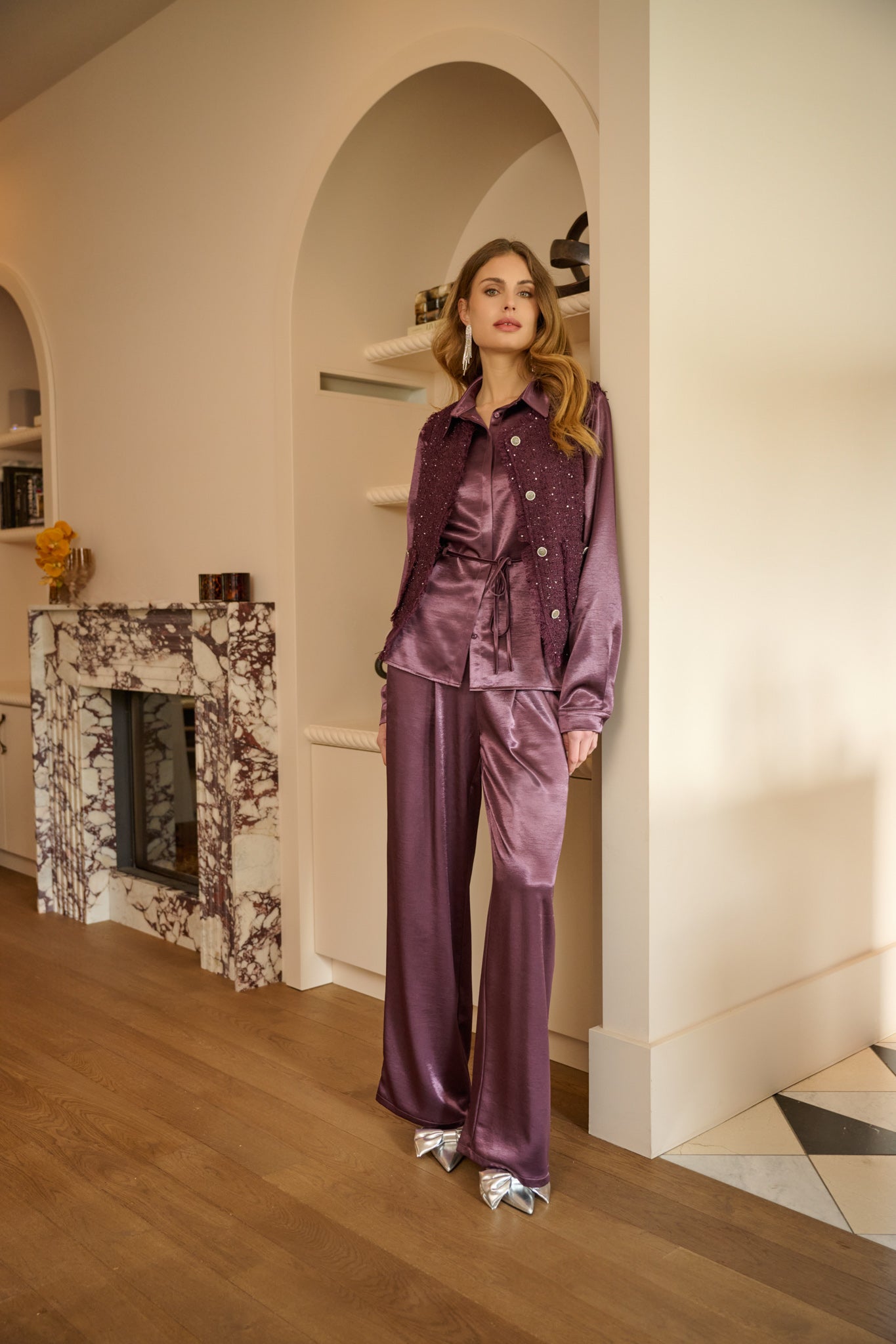 Lilianna blouse | Midnight Purple