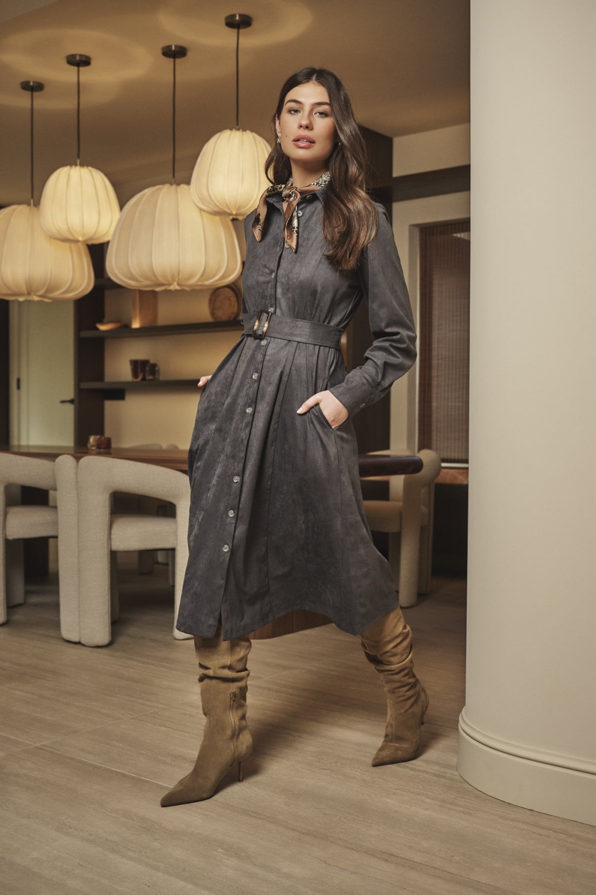 Juliette dress | Night Grey
