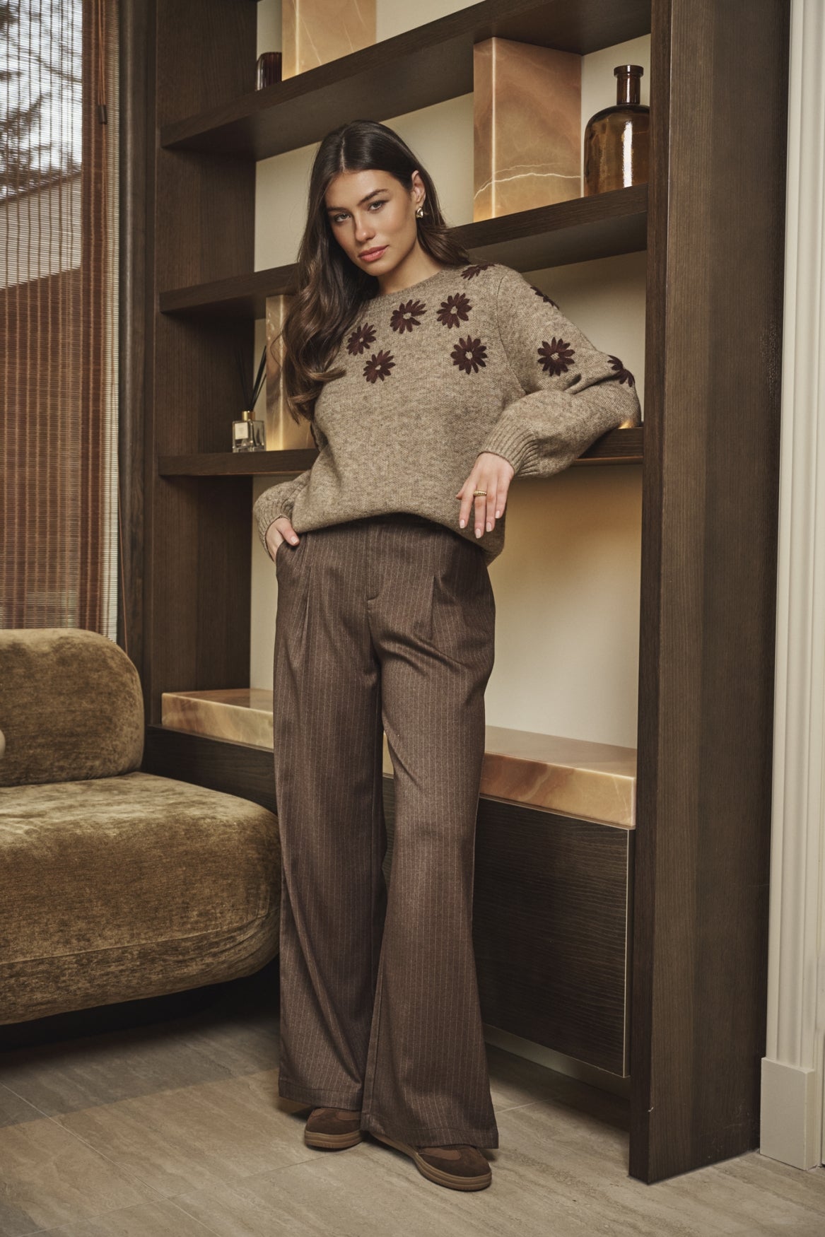 Malala broek | Dark Brown