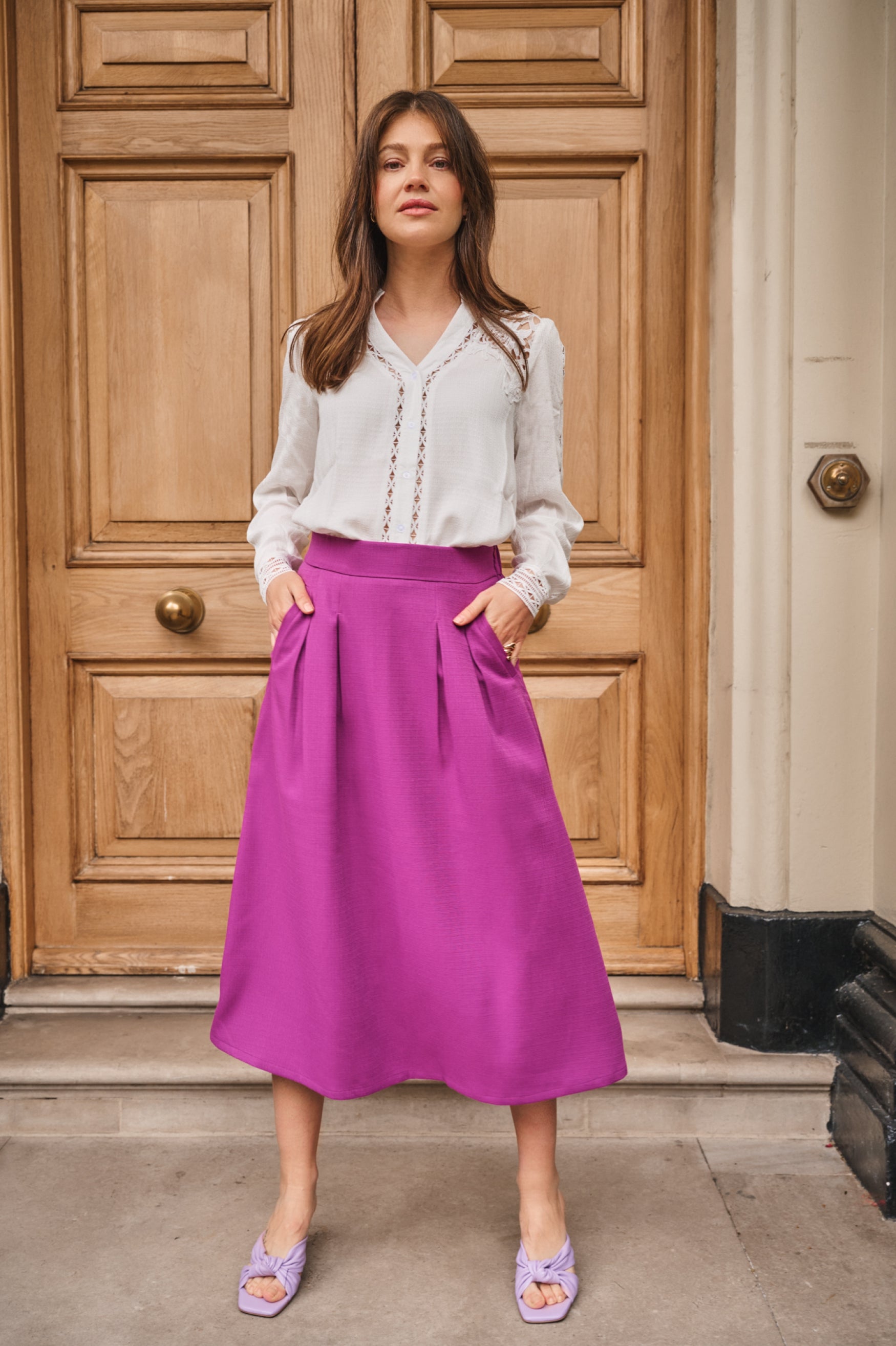 Bluse Elane | Cremefarben