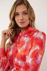 Berrin blouse | Super Pink/Poppy