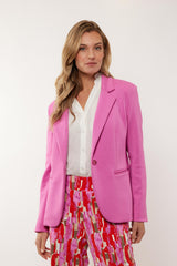 Beertje blazer | Super Pink