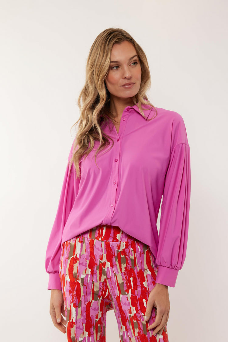 Myla blouse | Super Pink