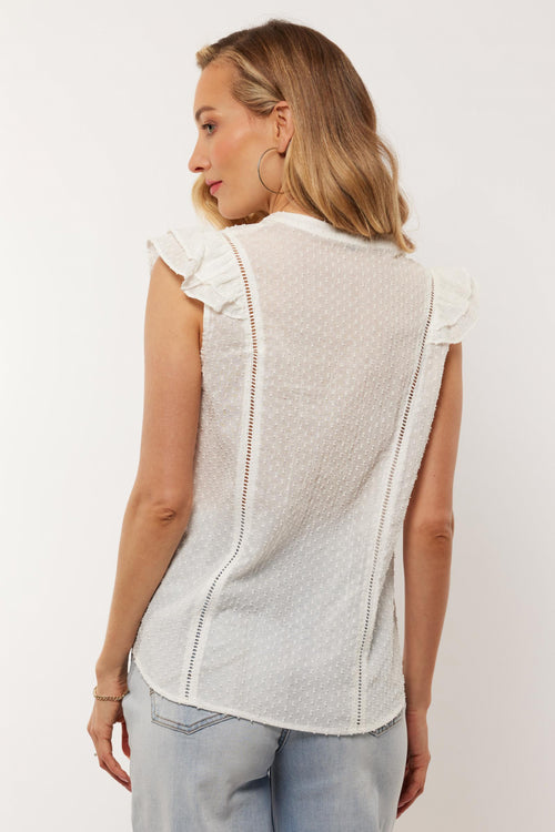 Peggy blouse | Offwhite