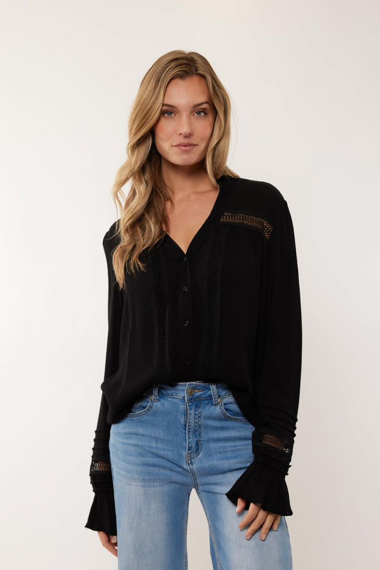 Nynke blouse | Black