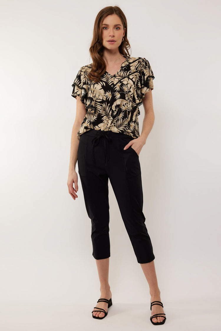 Camilla capri | Black