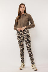 Bowi broek | Sand/Moss Green