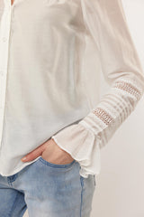 Nynke blouse | Offwhite