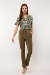 Brooklynn broek | Moss Green