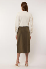 Belanna skirt | Moss Green