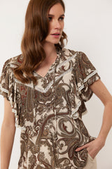 Cecile top | Sand/Sahara