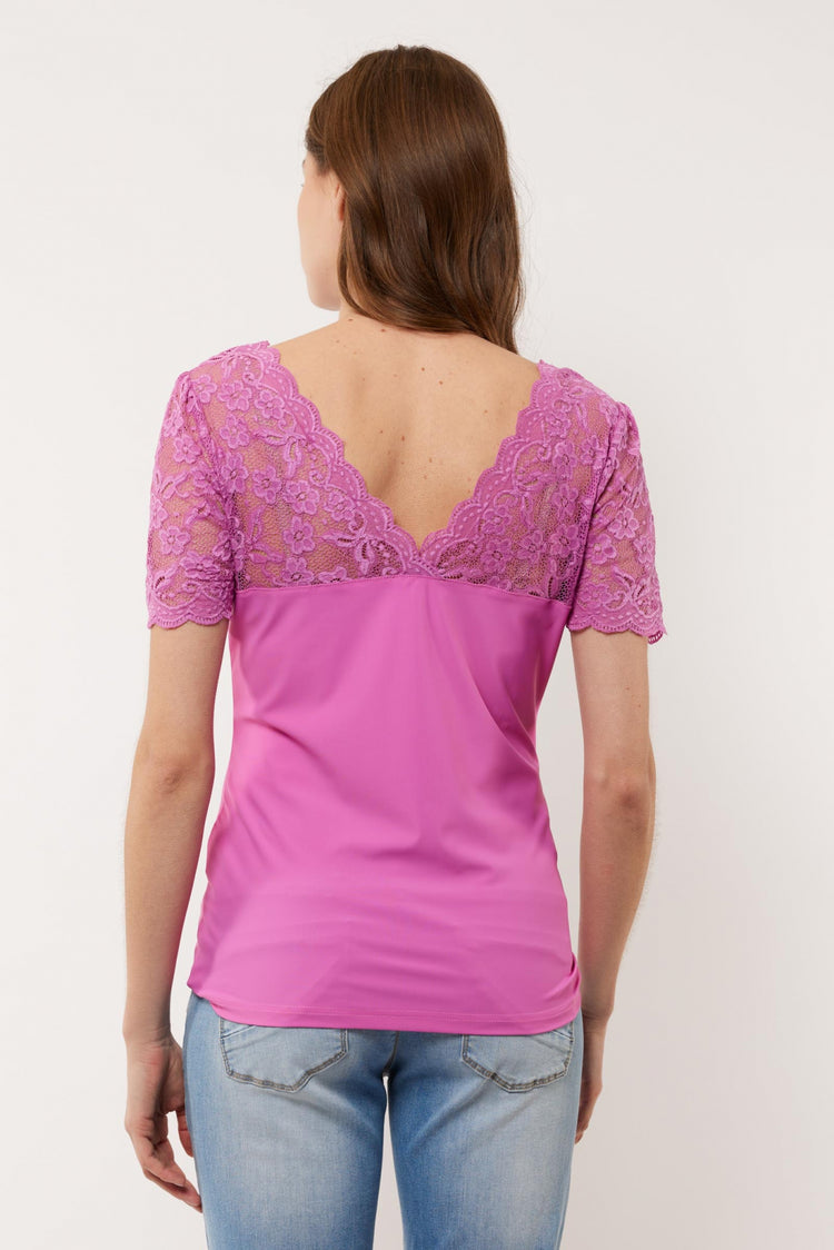 Belicia top | Super Pink