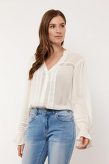 Nynke blouse | Offwhite