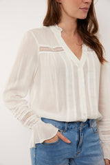 Nynke blouse | Offwhite