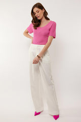 Natasja Pullover | Hibiskus