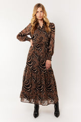 Brinn jurk | Black/Sahara