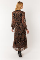 Brinn jurk | Black/Sahara