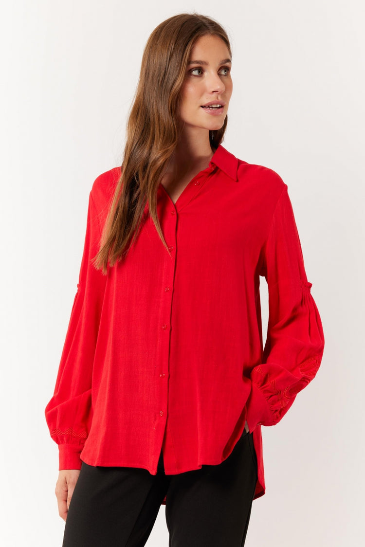 Milai blouse | Rouge