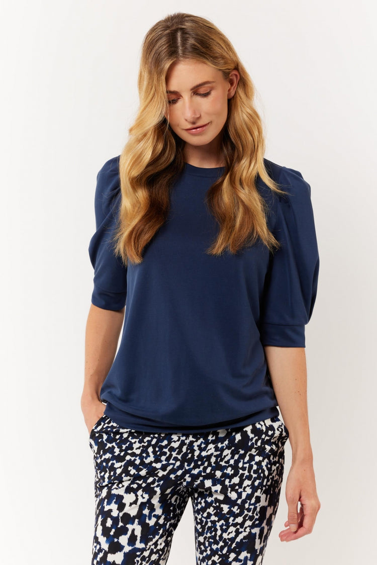 Brenna top | Navy blue