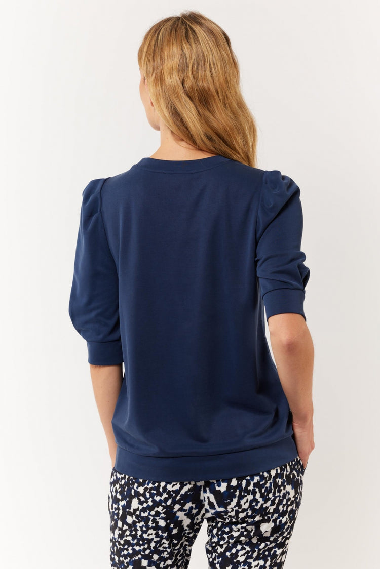 Brenna top | Navy blue