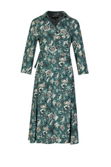 Berber dress | Sage Green/Ecru