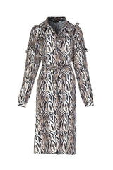 Boaz dress | Black/Clay