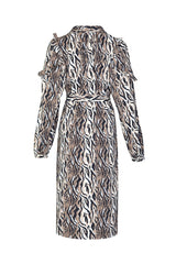 Boaz dress | Black/Clay