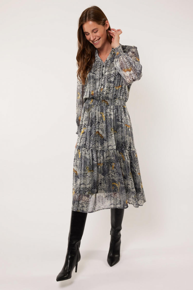 Nandin dress | Black/Color Mix