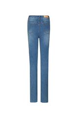 Dilana flair broek | Denim Mid Blue