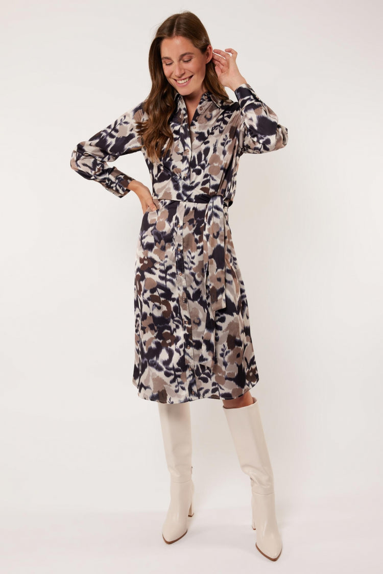 Meja dress | Latte/Gravel