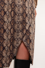 Becky skirt | Gravel/Latte