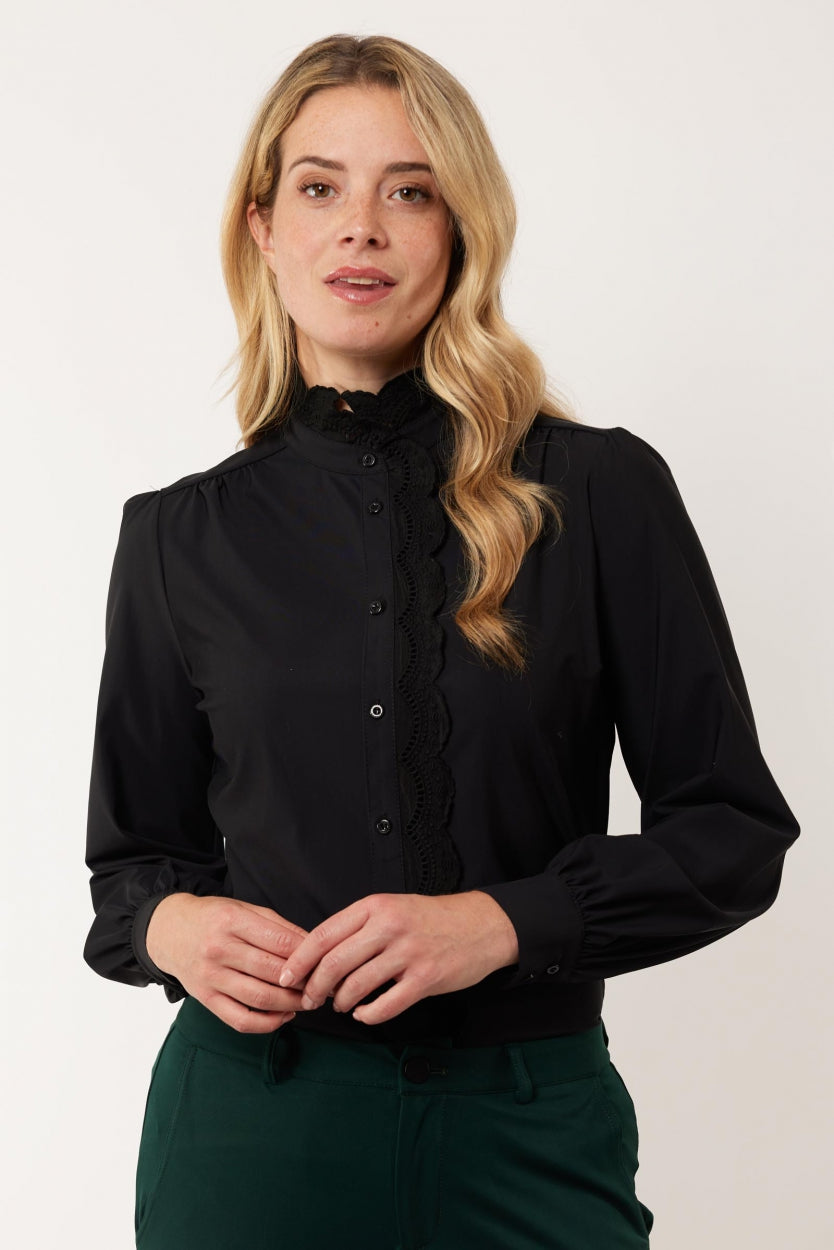 Aileen blouse | Zwart