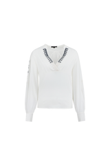 Eerin-Bluse | Cremefarben