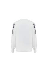 Eerin-Bluse | Cremefarben
