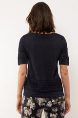 Eeya top | Midnight Blue