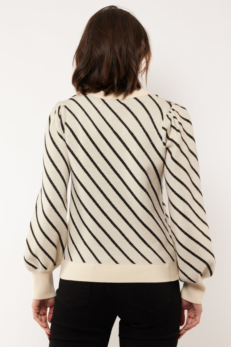 Ebelle sweater | Sand/Black