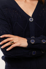 Ellany vest | Midnight Blue