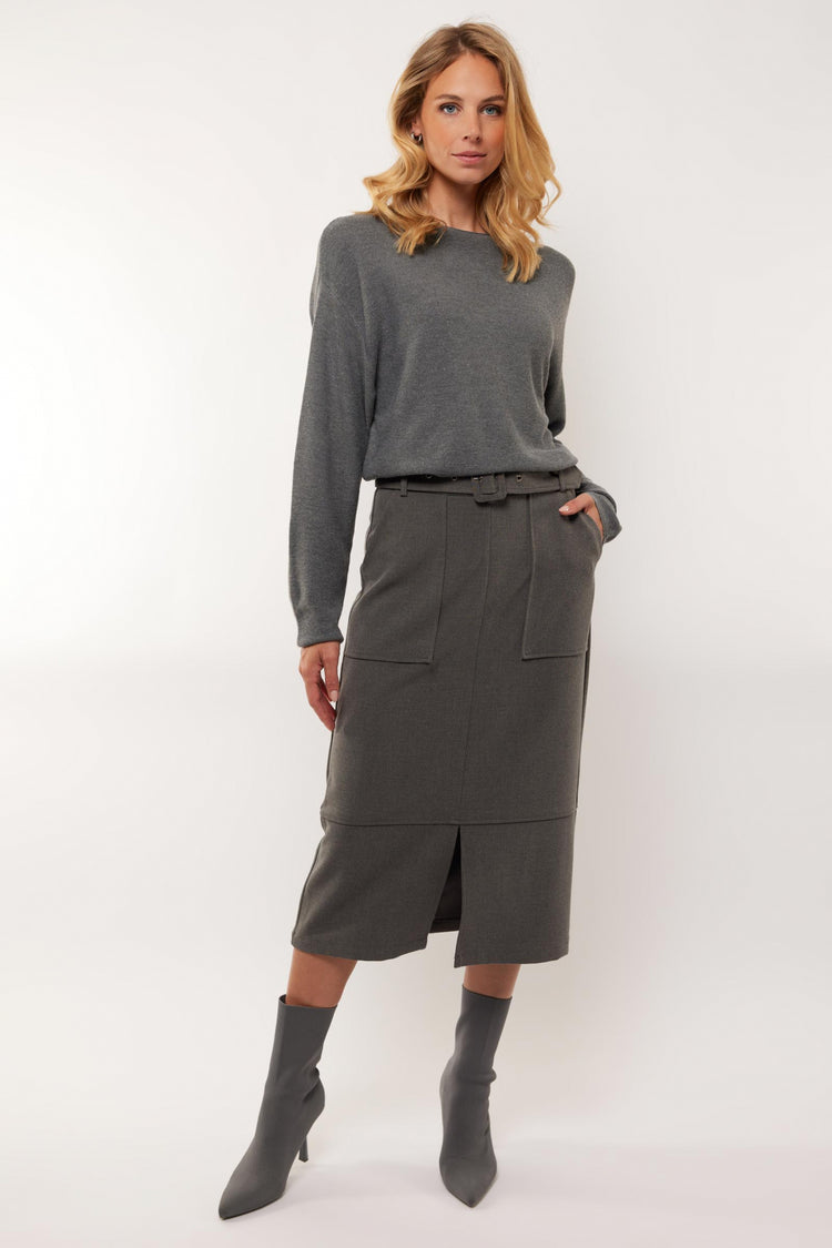 Belanna skirt | Gray Melange