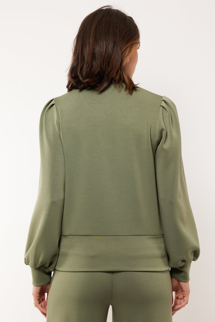 Elara sweater | Mystic Green