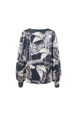 Enoa top | Sand/Midnight Blue