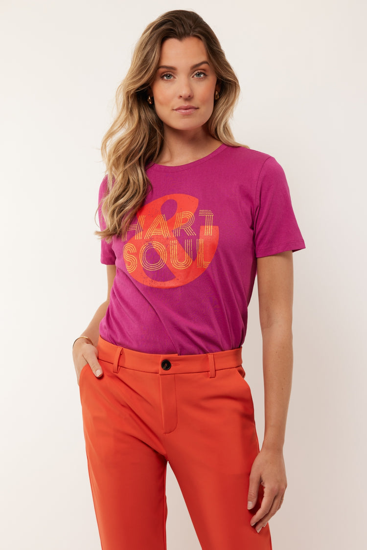 Evelinn T-shirt | Berry