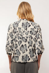 Eda blouse | Sand/Smoke