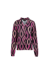 Sonst Bluse | Beere/Schwarz