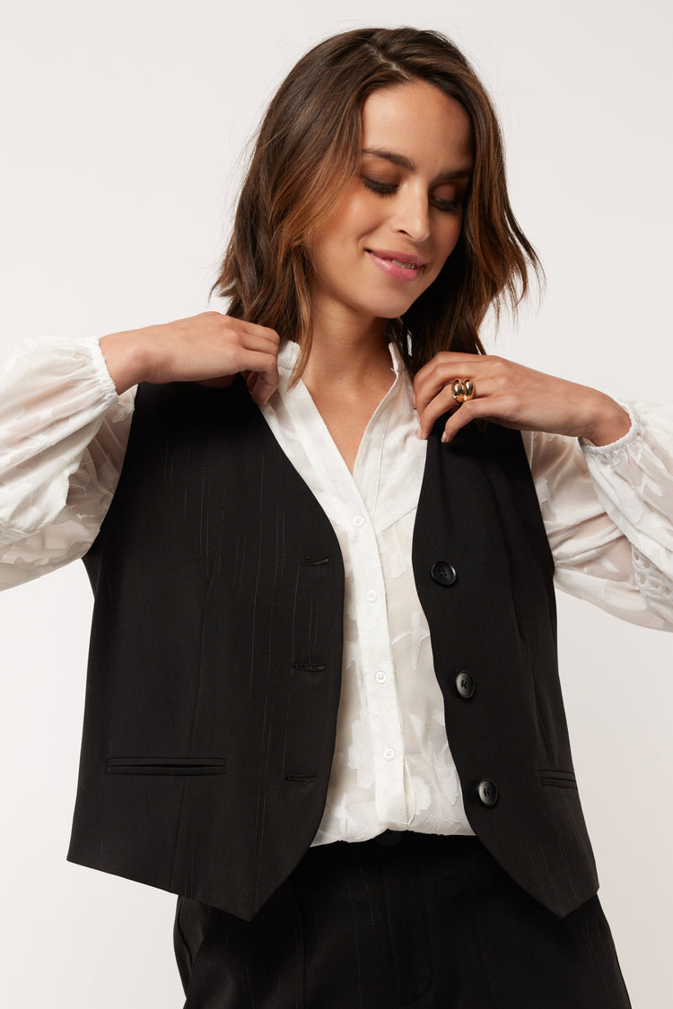 Eleane vest | Black