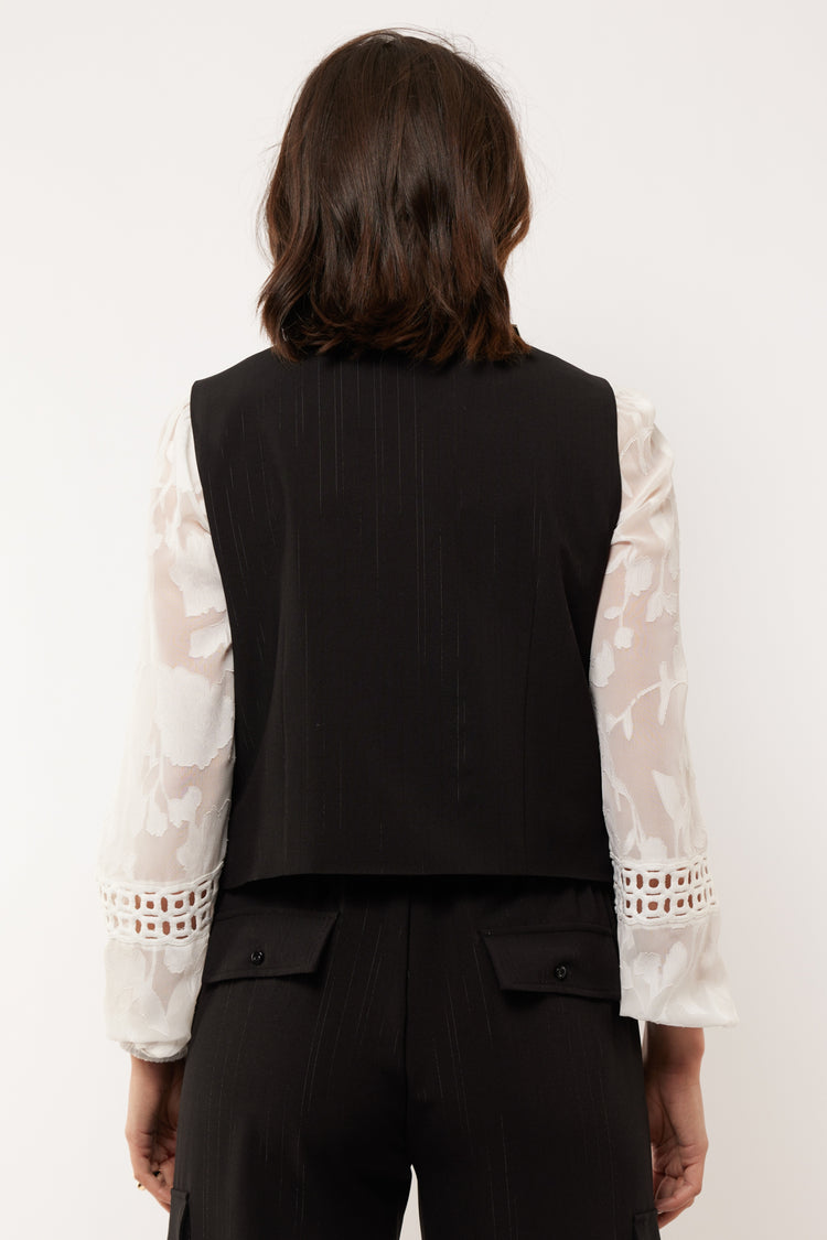 Eleane vest | Black