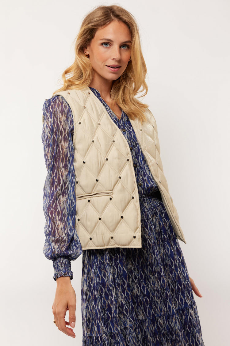 Ellinora gilet | Sand