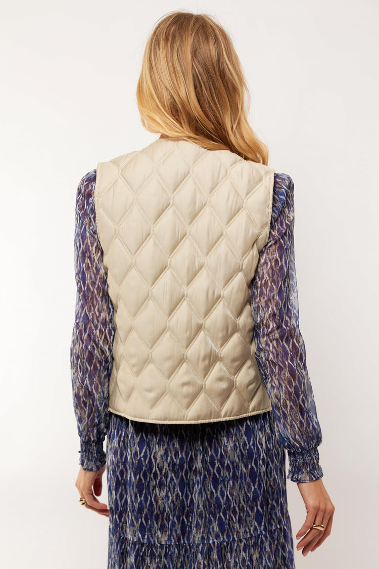 Ellinora vest | Sand