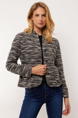Elys-Jacke | Mitternachtsblau/Gebrochenes Weiß
