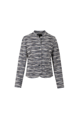 Elys-Jacke | Mitternachtsblau/Gebrochenes Weiß